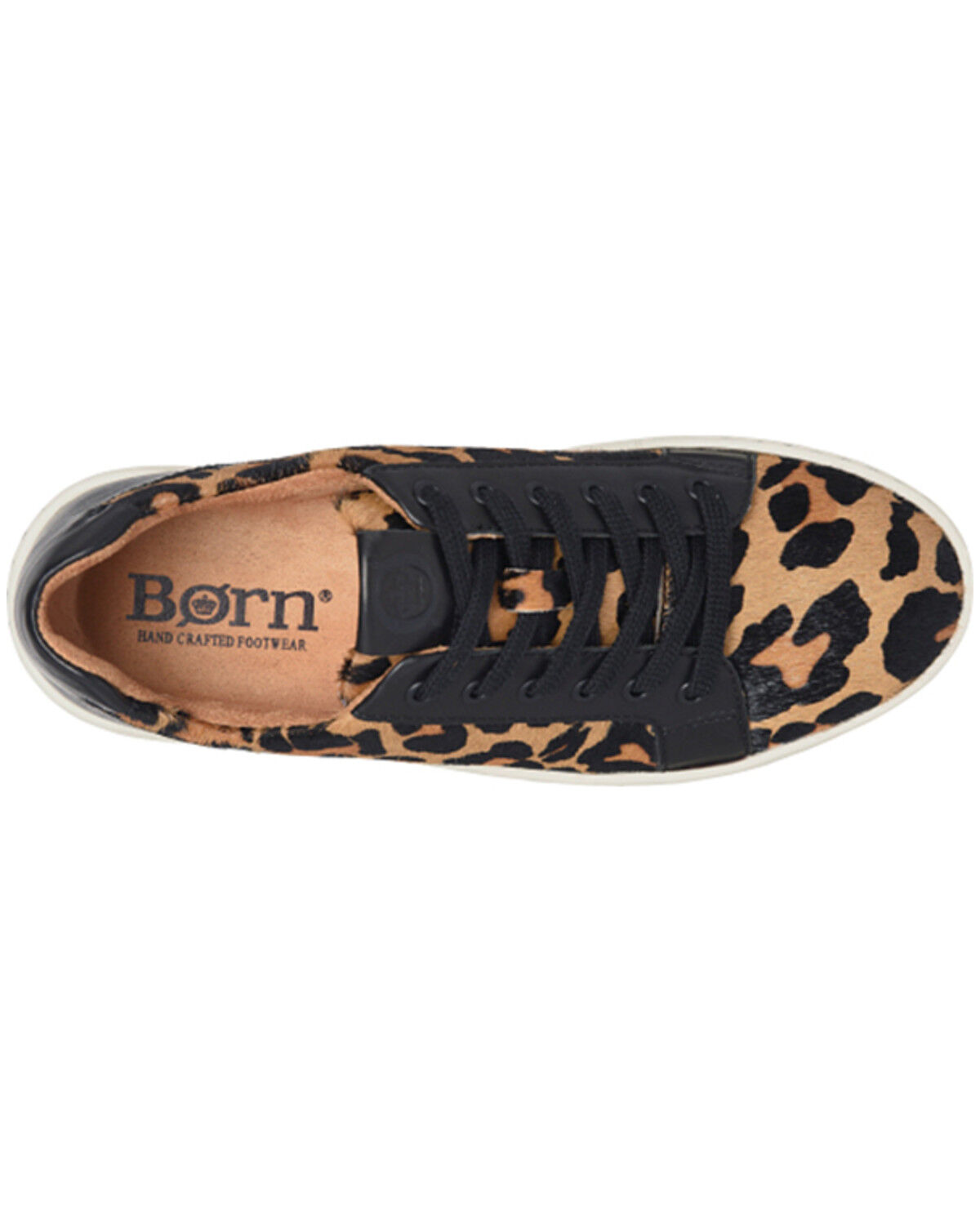 Image #5 - Born Women's Mira Leopard Sneaker, Cognac, hi-res