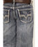 Image #4 - Rock & Roll Denim Boys' Medium Wash Straight Leg Denim Jeans, Blue, hi-res