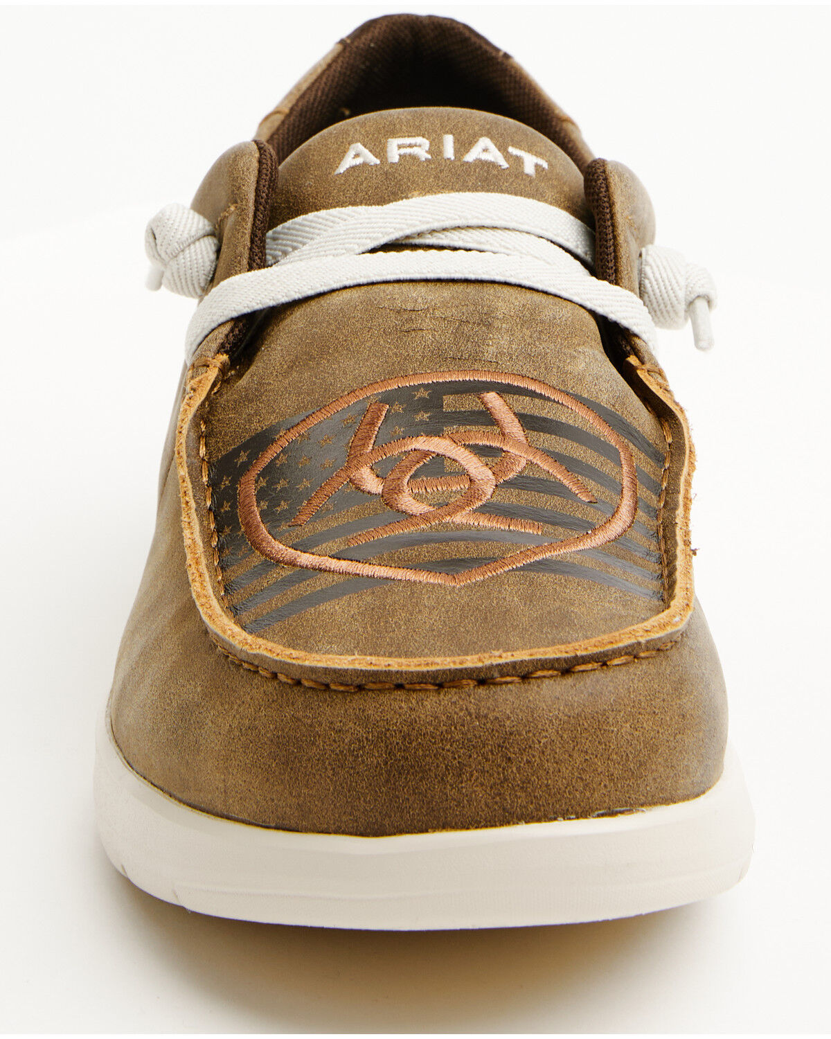 Image #4 - Ariat Men's Hilo Casual Shoes - Moc Toe, Brown, hi-res