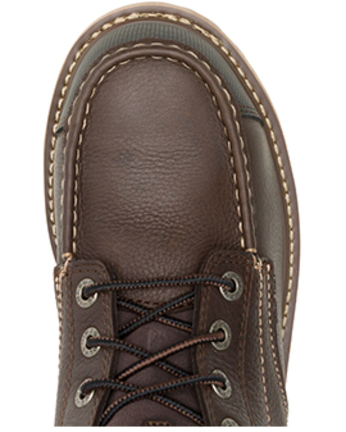 Image #4 - Wolverine Men's 6" Loader II ft HYPERREST CarbonMAX&reg; Moc Work Boots - Composite Toe, Dark Brown, hi-res
