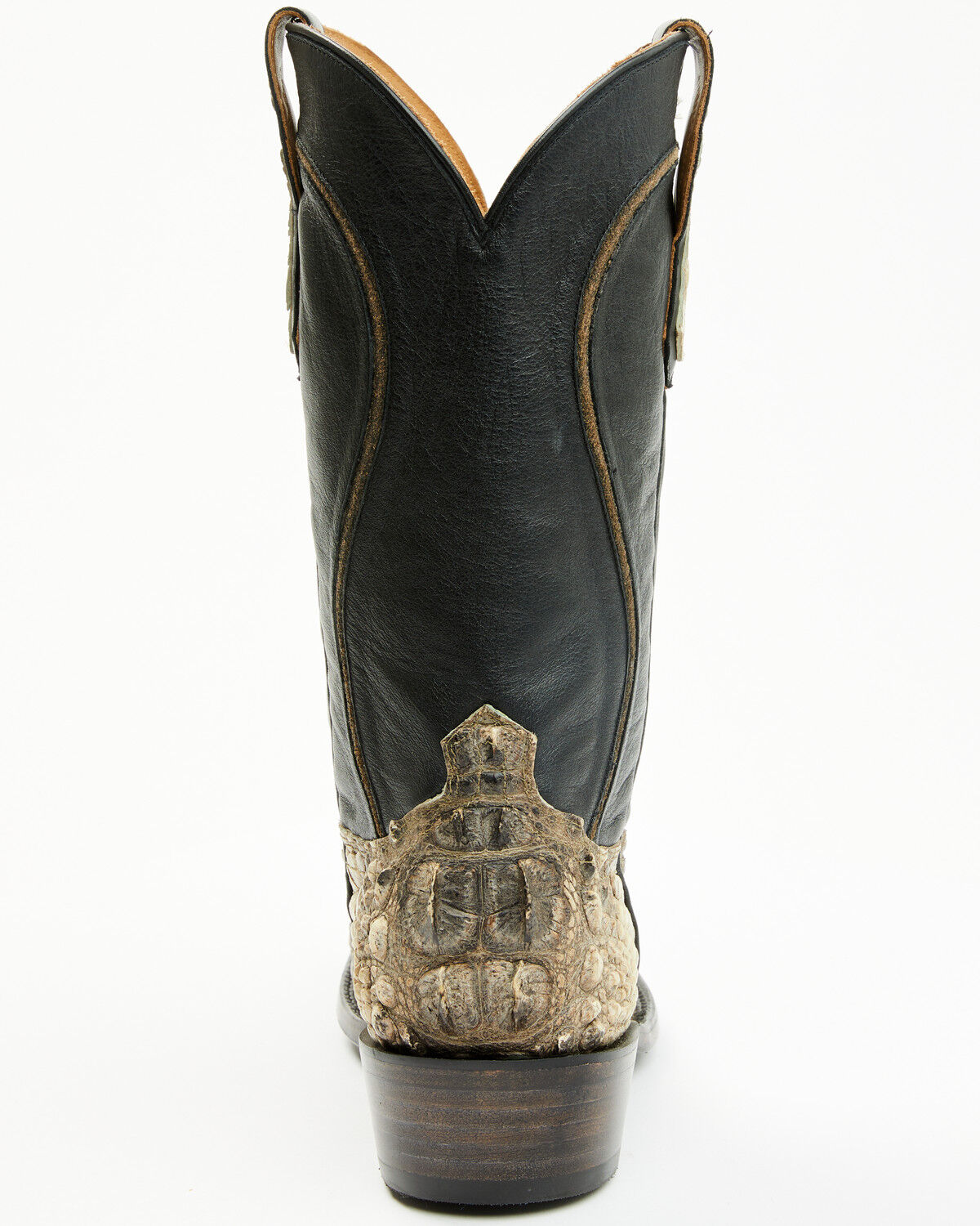 Image #5 - Cody James Black 1978&reg; Men's Tillman Exotic Hornback Alligator Western Boots - Round Toe, Black, hi-res