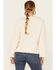 Image #4 - Sadie & Sage Women's Anna Flower Teddy Jacket Sweater , Cream, hi-res