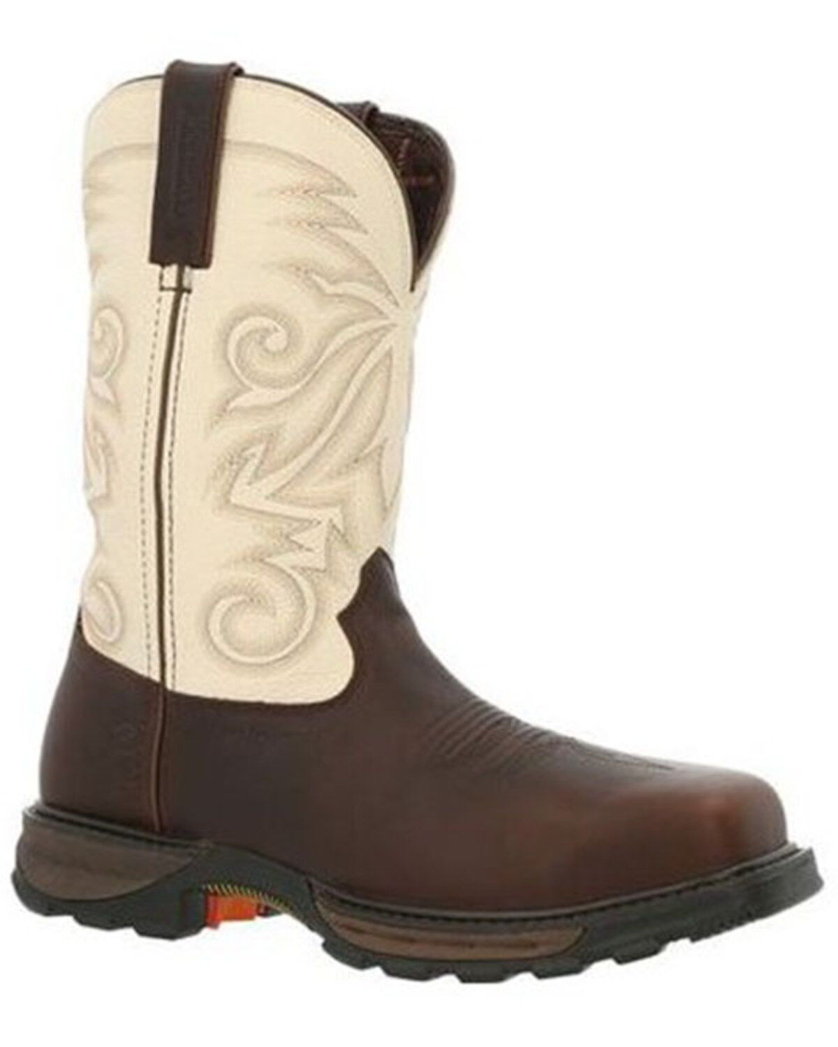 Image #1 - Durango Men's Maverick XP Waterproof Western Work Boots - Steel Toe, Chocolate, hi-res