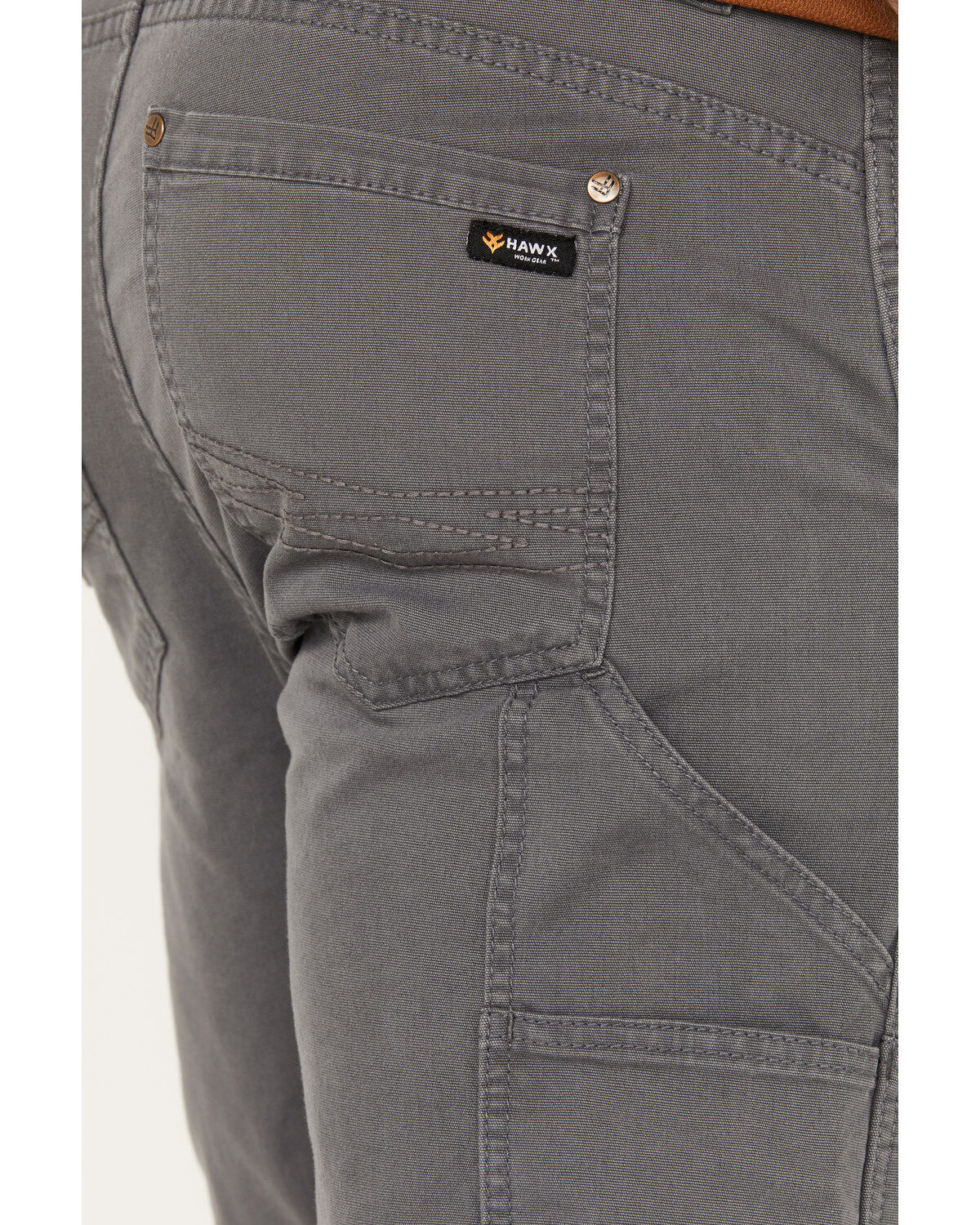 Image #4 - Hawx Men's Santiago Double Front Logger Stretch Work Pants, , hi-res
