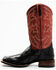 Image #3 - Cody James Men's Exotic Caiman Western Boots - Broad Square Toe, Red, hi-res