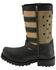 Image #3 - Milwaukee Leather Men's Stars And Stripes Motorcycle Harness Boots Square Toe - Extended Sizes, Black, hi-res