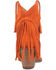 Image #5 - Dingo Women's Fandango Fringe Western Booties - Snip Toe, Orange, hi-res