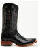 Image #2 - Tanner Mark Men's Lufkin Tall Western Boots - Broad Square Toe, Black, hi-res