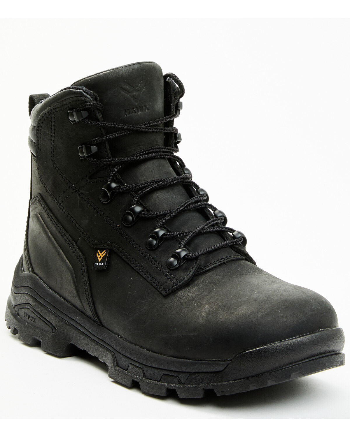 Image #1 - Hawx Men's 6" Enforcer Pro Work Boots - Soft Toe, Black, hi-res