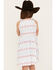 Image #4 - Shyanne Girls' Ikat Print Dress, White, hi-res