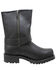 Image #2 - RideTecs Men's 7" Zipper Western Boots - Square Toe, Black, hi-res