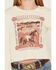 Image #3 - Shyanne Girls' Molly 3/4 Bell Sleeve Graphic Tee, Natural, hi-res