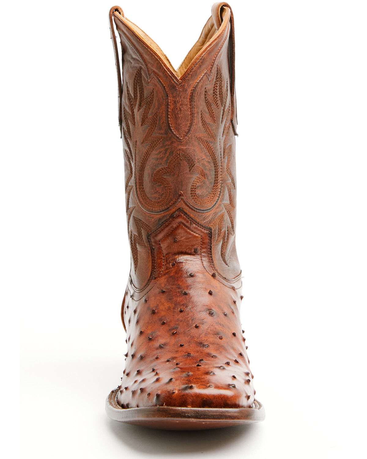Image #4 - Cody James Black 1978&reg; Men's The Hayward Exotic Ostrich Western Boots - Broad Square Toe, Cognac, hi-res