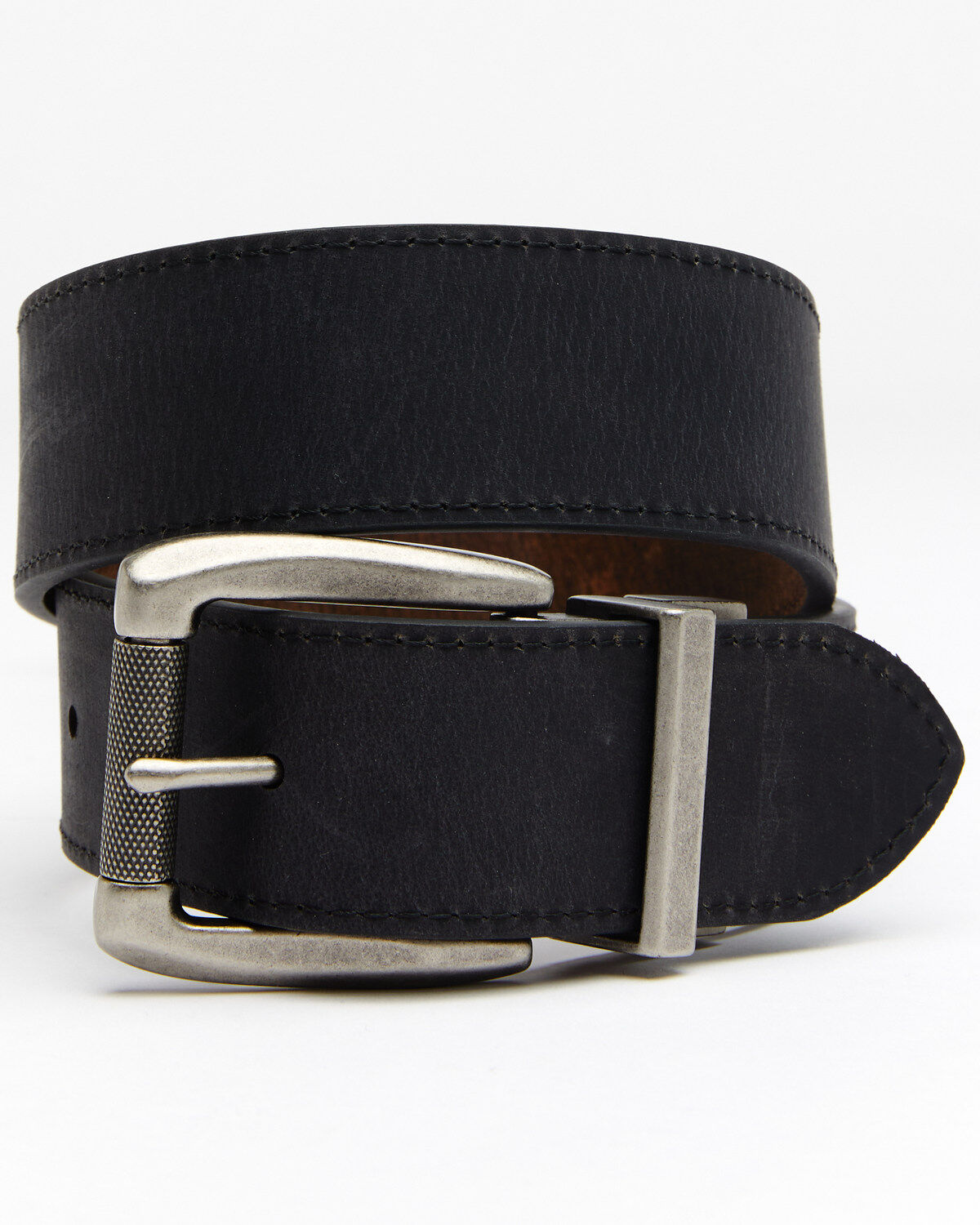 Hawx Men's Rugged Reversible Work Belt, Black/brown, hi-res