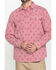 Image #4 - Cody James Men's FR Geo Print Long Sleeve Work Shirt - Tall, Red, hi-res