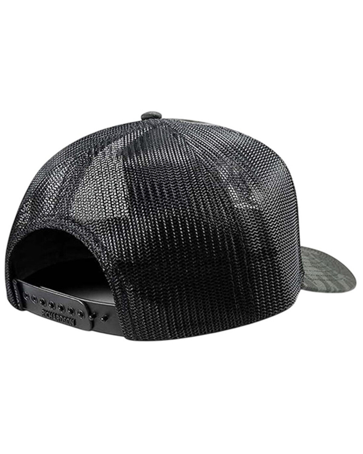 Image #2 - Ariat Men's Camo Logo Ball Cap, Black/grey, hi-res