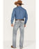 Image #3 - RANK 45&reg; Men's Wild Horse Stackable Straight Stretch Denim Jeans, Light Medium Wash, hi-res
