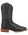 Image #2 - Dan Post Men's Milo Western Performance Boots - Broad Square Toe, Black, hi-res