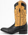 Image #3 - Ferrini Men's Nash Exotic Ostrich Leg Western Boots - Round Toe, Black, hi-res