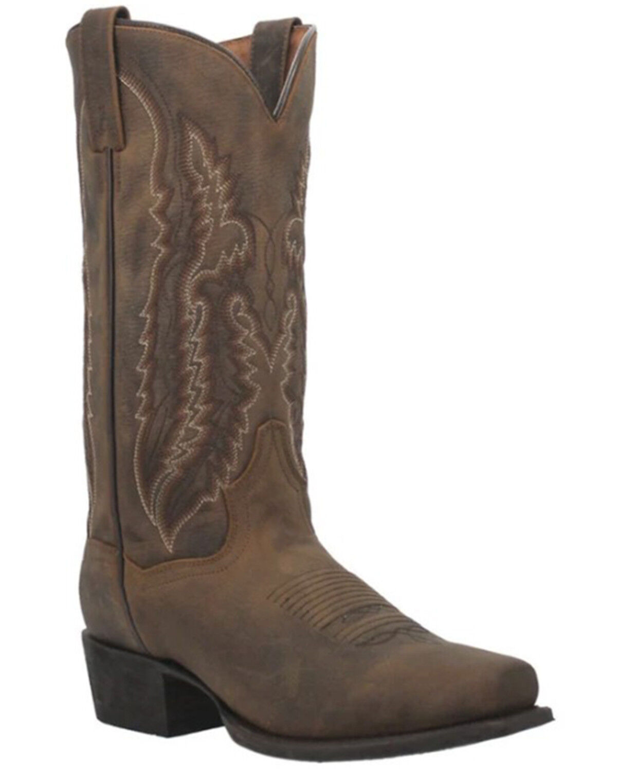 Dan Post Men's Earp Distressed Western Boots, Bay Apache, hi-res