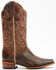 Image #2 - Shyanne Women's Cassidy Spice Combo Leather Western Boots - Square Toe, Brown, hi-res