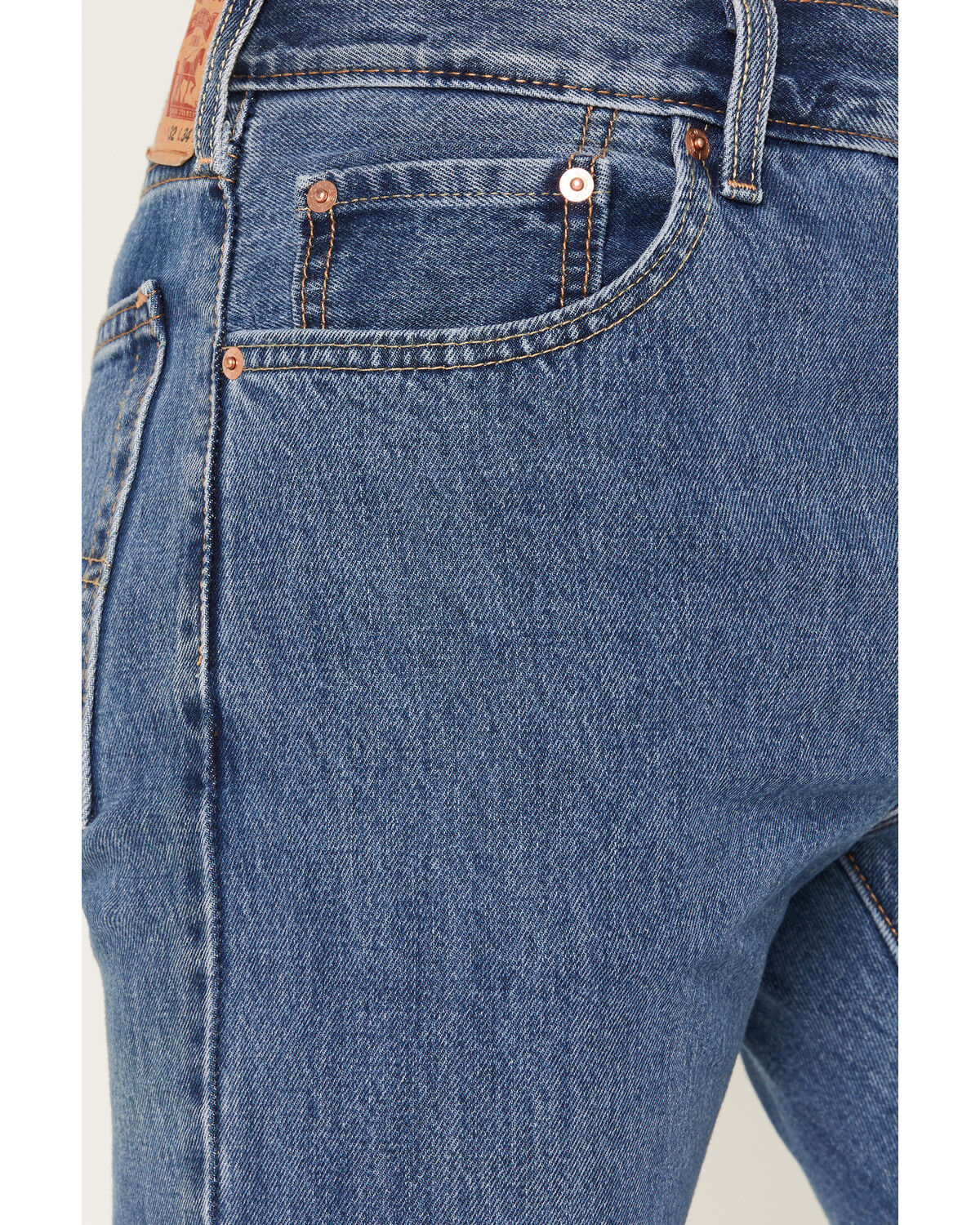 Image #2 - Levi's Men's 517&trade; Medium Wash Slim Bootcut Denim Jeans, Blue, hi-res