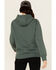 Image #4 - Carhartt Women's Relaxed Fit Midweight Logo Graphic Print Hoodie, Forest Green, hi-res