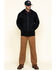 Image #6 - Hawx Men's FR Zip Up Fleece Hooded Work Hoodie, Black, hi-res