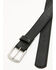 Image #2 - Hawx Men's Apache Double Stitch Leather Belt, Black, hi-res