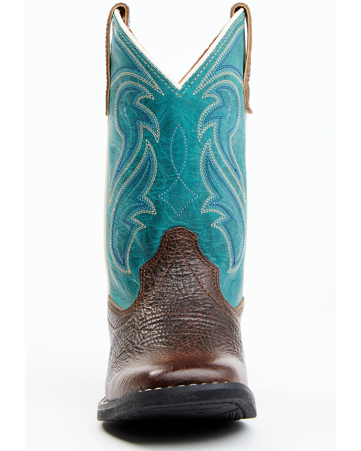 Image #4 - RANK 45&reg; Boys' Connor Western Boots - Broad Square Toe, Blue, hi-res