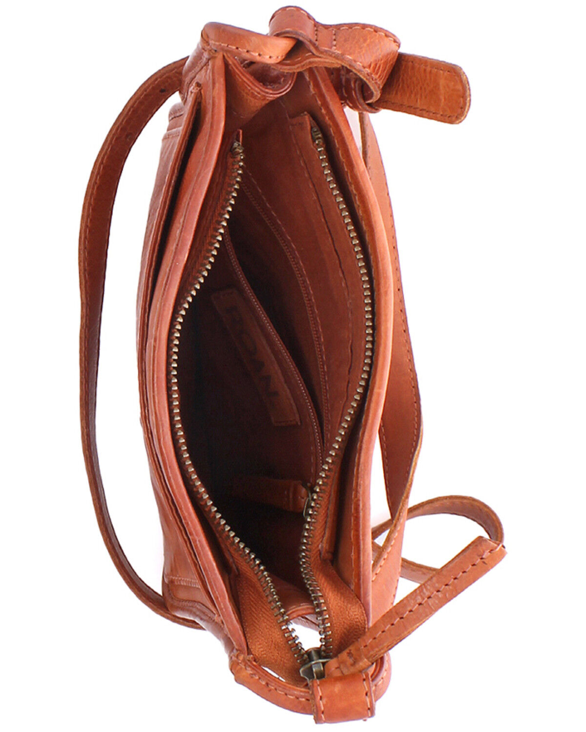 Image #4 - Roan by Bed Stu Women's Quetzal Crossbody Bag, Cognac, hi-res