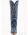 Image #4 - Corral Women's Denim Embroidered Tall Western Boots - Snip Toe, Medium Blue, hi-res