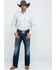 Image #6 - Resistol Men's American Med Plaid Long Sleeve Western Shirt, White, hi-res