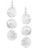 Image #1 - Montana Silversmiths Women's Triple Concho Dangle Earrings, Silver, hi-res