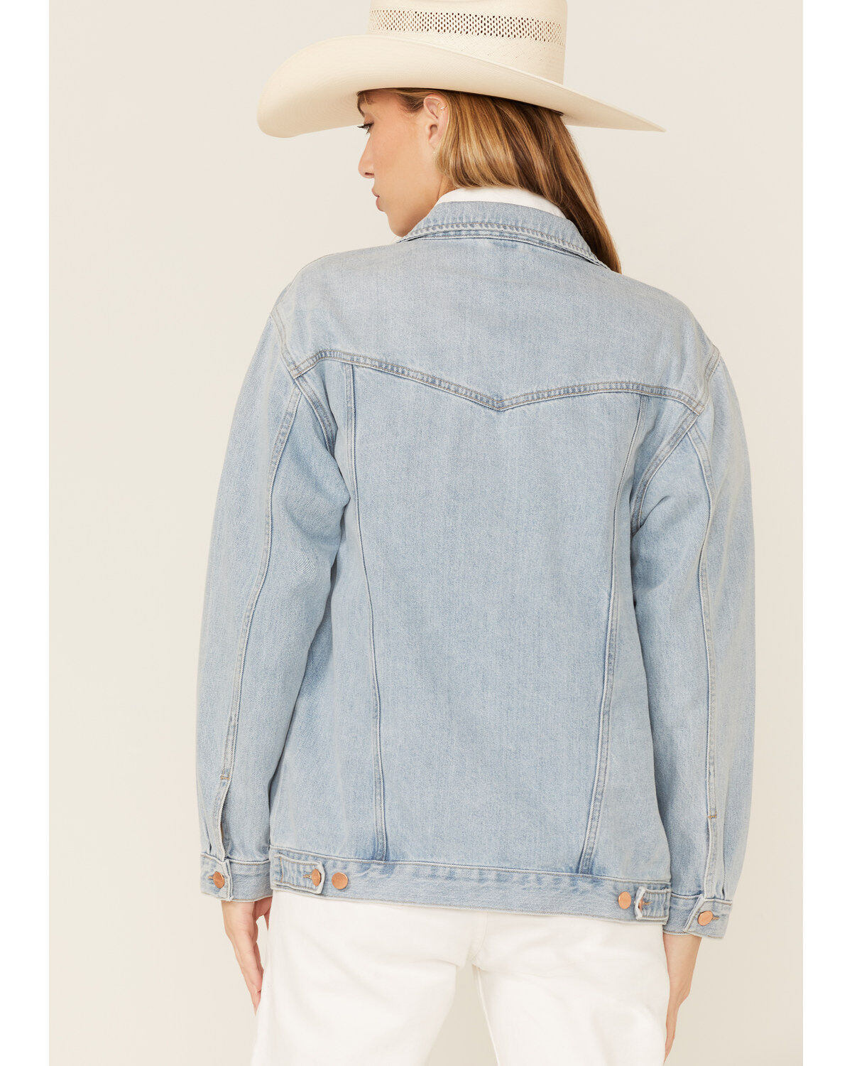 Image #4 - Wrangler Women's Heritage Lovestruck Denim Jacket, Blue, hi-res