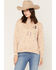 Image #1 - Idyllwind Women's I Run This Rodeo Hoodie, Khaki, hi-res