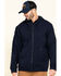 Image #1 - Hawx Men's FR Zip Up Fleece Hooded Work Hoodie, Navy, hi-res