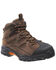 Image #1 - Wolverine Men's Hudson Mid Cut Steel Toe Hiker Boots, Dark Brown, hi-res