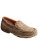 Image #1 - Twisted X Women's Checker Casual Slip-On Driving - Moc Toe, Brown, hi-res