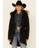 Image #1 - Outback Trading Co. Women's Solid Black Luna Fur Collar Storm-Flap Hooded Jacket, Black, hi-res