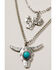 Image #2 - Shyanne Women's Wild Soul Layered Multi Charm Jewelry Set, Silver, hi-res