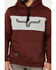 Image #3 - Kimes Ranch Men's Ripon Hooded Sweatshirt, Burgundy, hi-res