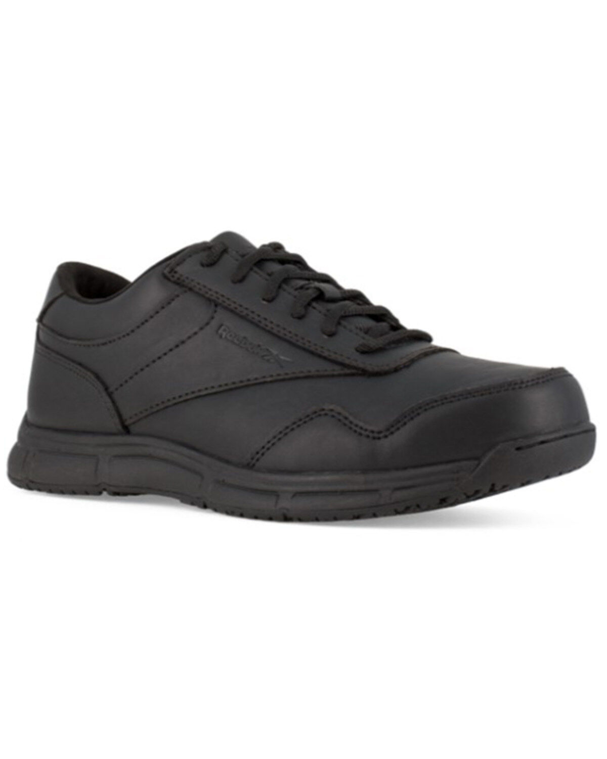 Image #1 - Reebok Men's Jorie LT Athletic Work Shoes - Soft Toe, Black, hi-res