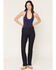 Image #1 - Haala Women's Vintage Dark Wash Venice Bootcut Stretch Denim Jeans, Dark Wash, hi-res