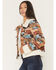 Image #2 - Rock & Roll Denim Women's Tapestry Sherpa Jacket, Moss Green, hi-res