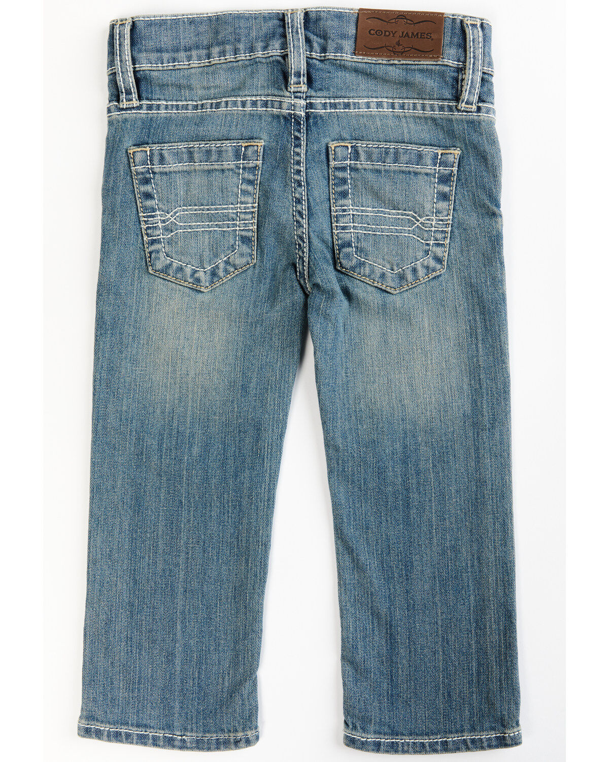 Image #3 - Cody James Toddler Boys' Clovehitch Light Wash Stretch Slim Straight Jeans, , hi-res