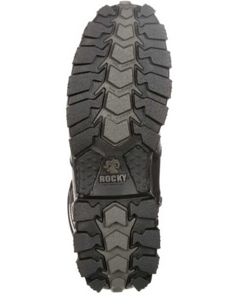 Image #8 - Rocky Men's Alpha Force Zipper Duty Boots, Black, hi-res