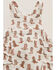 Image #3 - Angel Dear Infant Girls' Cowgirl Boot Onesie, White, hi-res