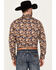 Image #4 - RANK 45&reg; Men's Lockwood Geo Striped Print Long Sleeve Button-Down Stretch Western Shirt, Lt Brown, hi-res