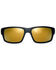 Image #2 - Hobie Men's Snook Satin Black Polarized Sunglasses, Black, hi-res